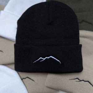 čierna čiapka Tatry zimná čiapka pletená čiapka