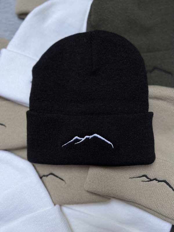čierna čiapka Tatry zimná čiapka pletená čiapka