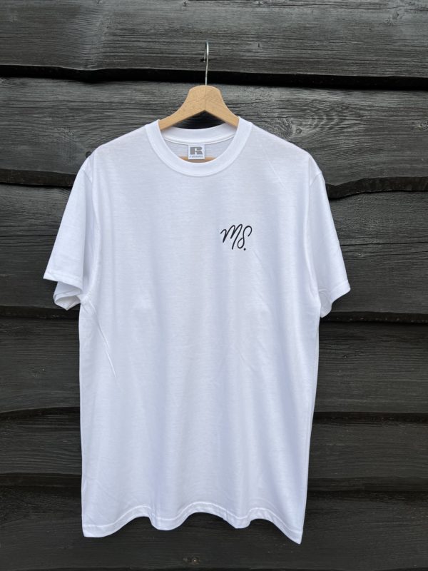 biele tričko MS tričko krátky rukáv bavlnené tričko